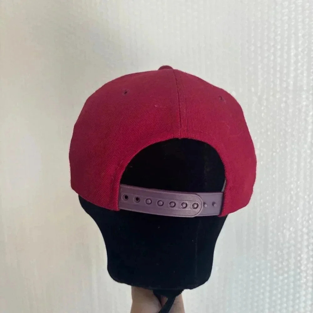 Vintage Alabama Crimson Tide Snapback Cap With Elephant Logo Adjustable 90s - Picture 5 of 11